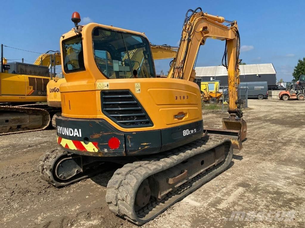 Hyundai R 80 CR-9A 중형굴삭기 7톤-28톤