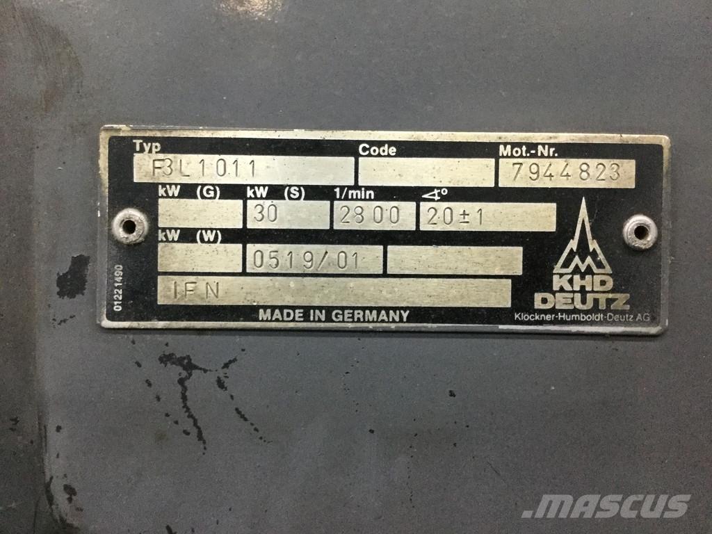 Deutz F3L1011 USED 엔진