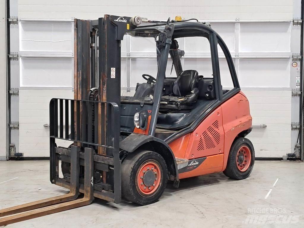 Linde H40D-02 디젤 지게차