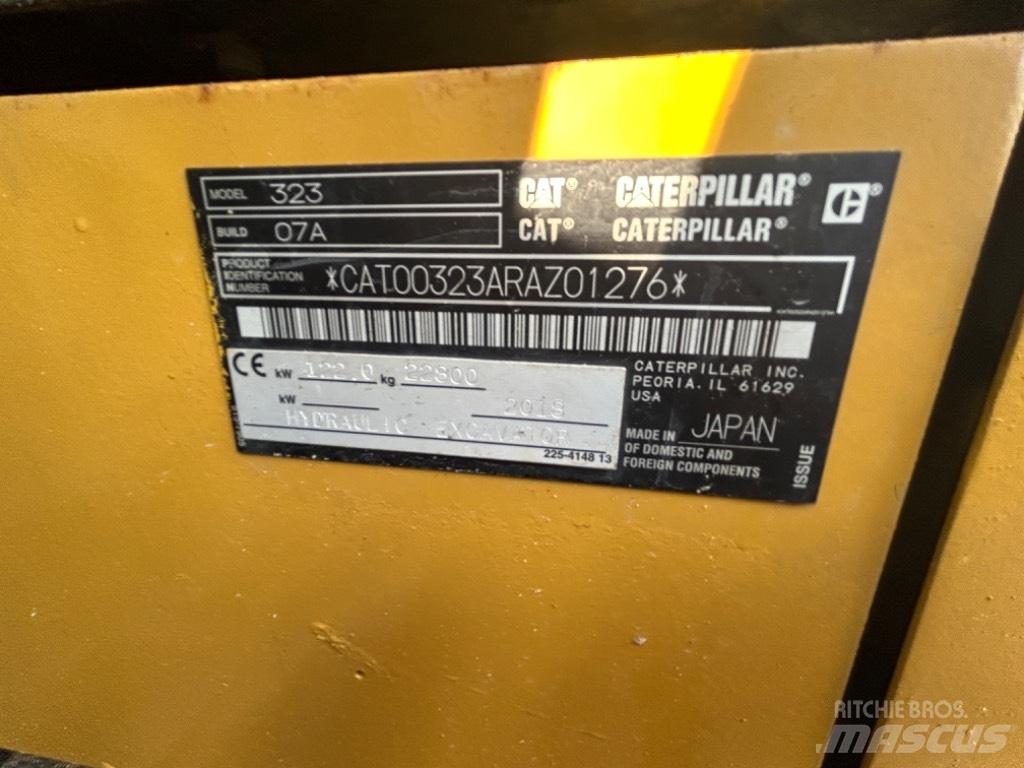 CAT 323 Nextgen 대형 굴삭기 29톤 이상