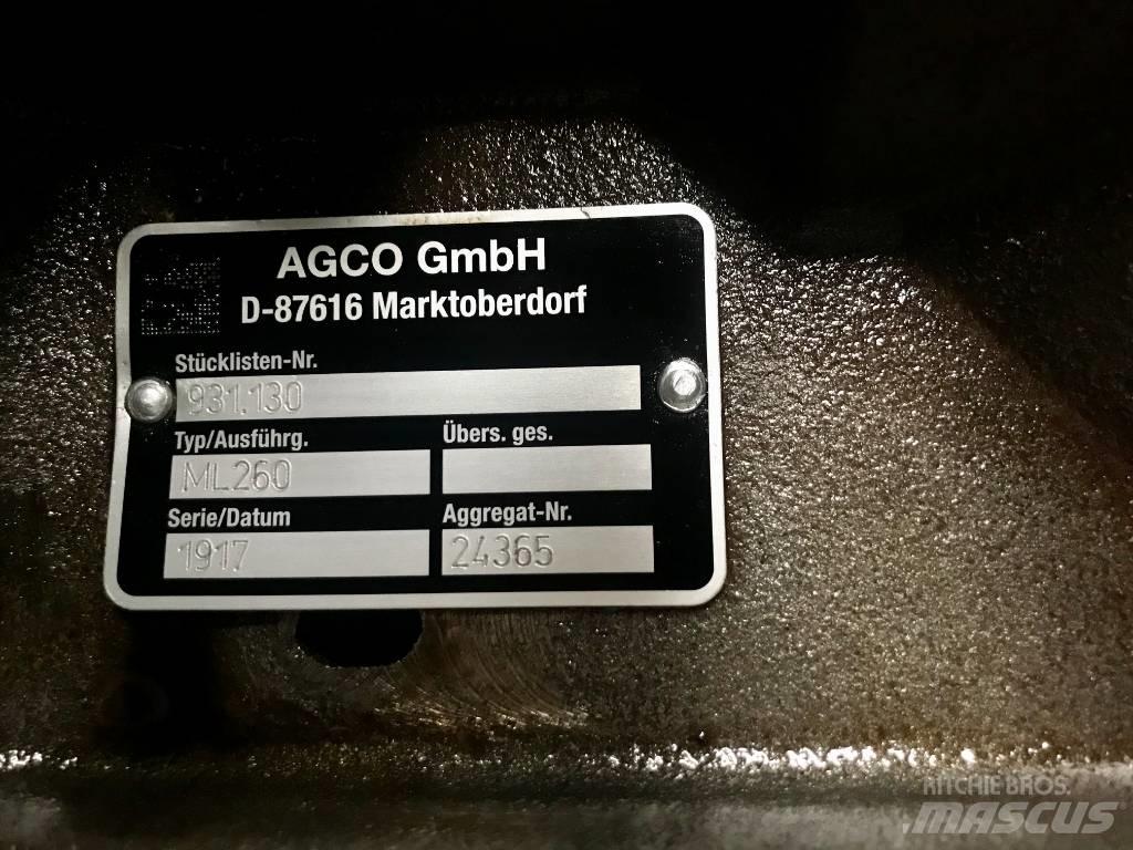 Fendt 828 Vario 섀시 및 서스펜션