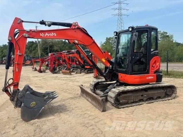 Kubota U 55-4 소형 굴삭기 7톤 미만