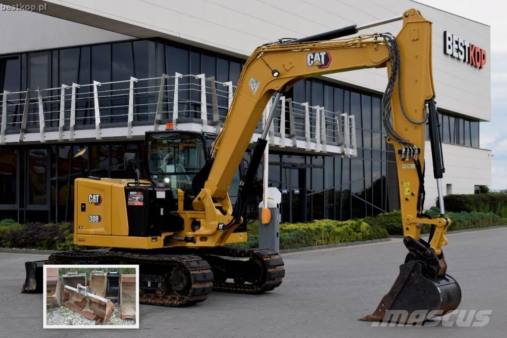 CAT 308 CR 소형 굴삭기 7톤 미만