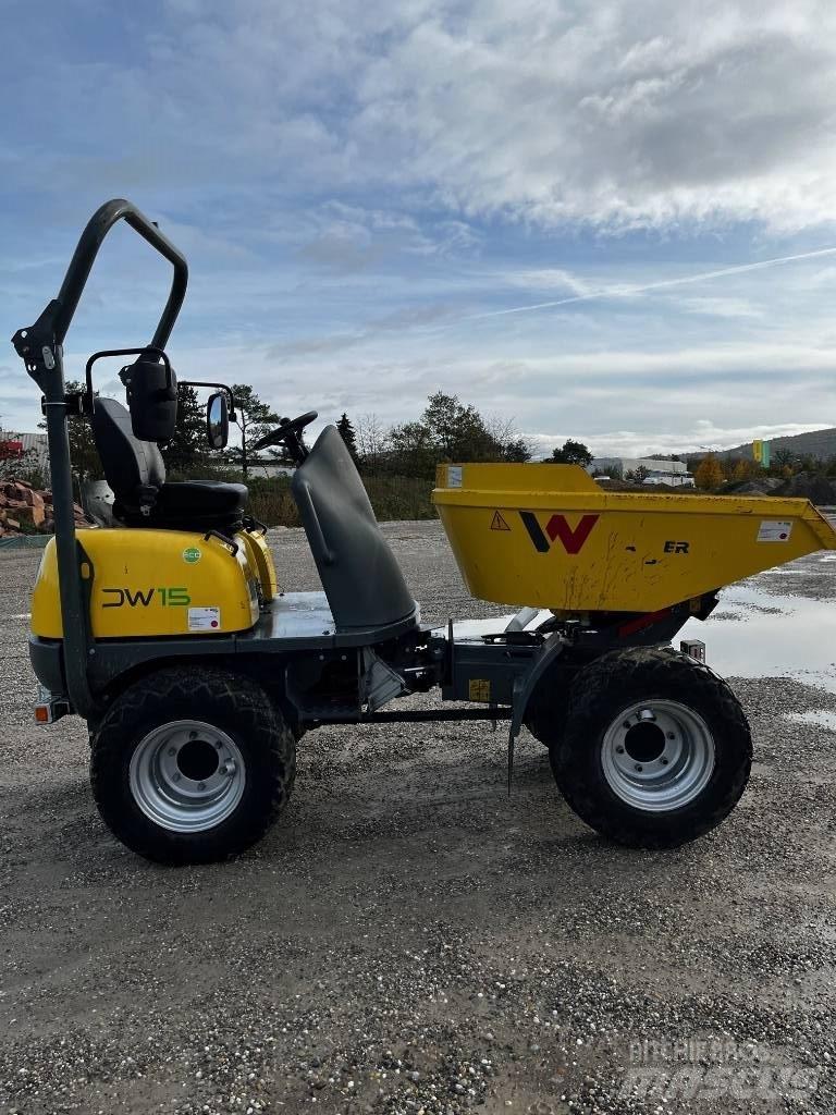 Wacker Neuson DW15e 건설현장 덤프트럭