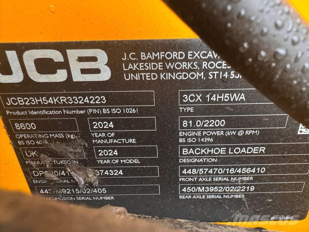 JCB 3 CX 백호로더