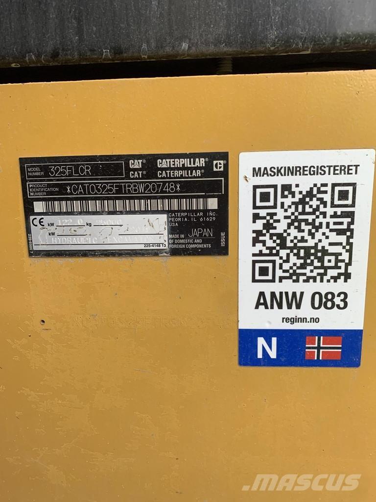 CAT 325F 특수 굴삭기