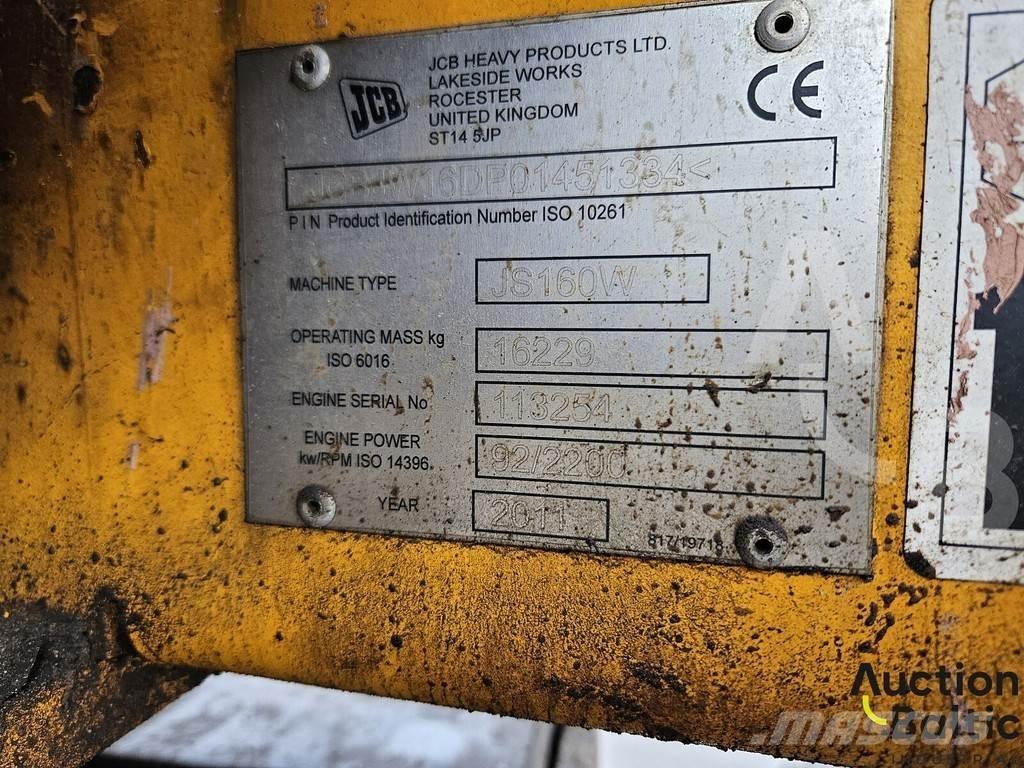 JCB JS 160 W  휠 굴삭기