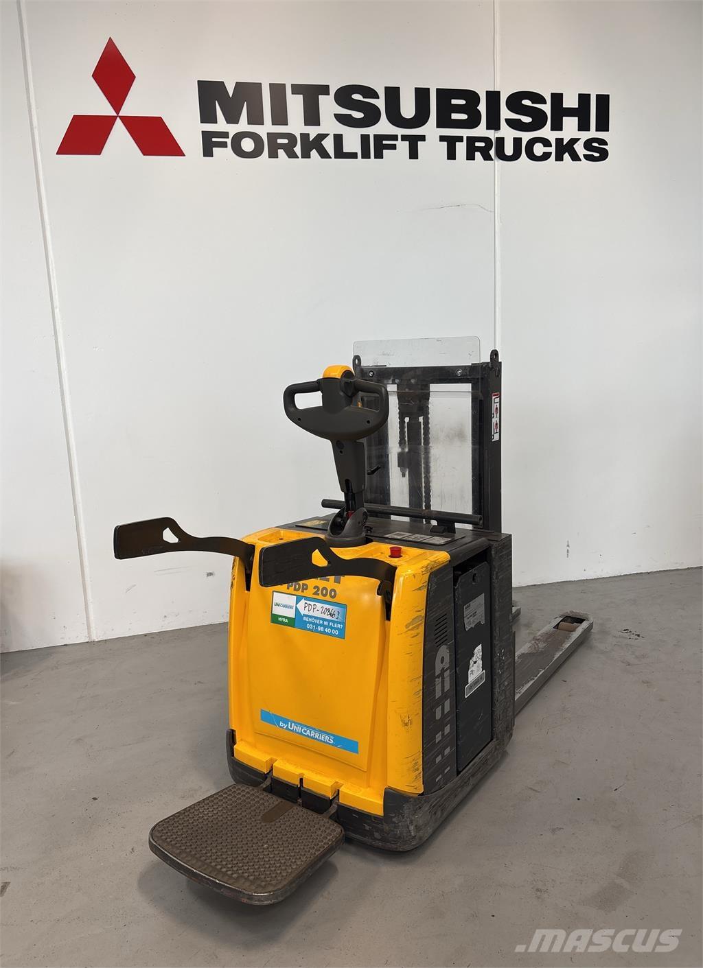 Atlet PDP200 보행식 리치 지게차