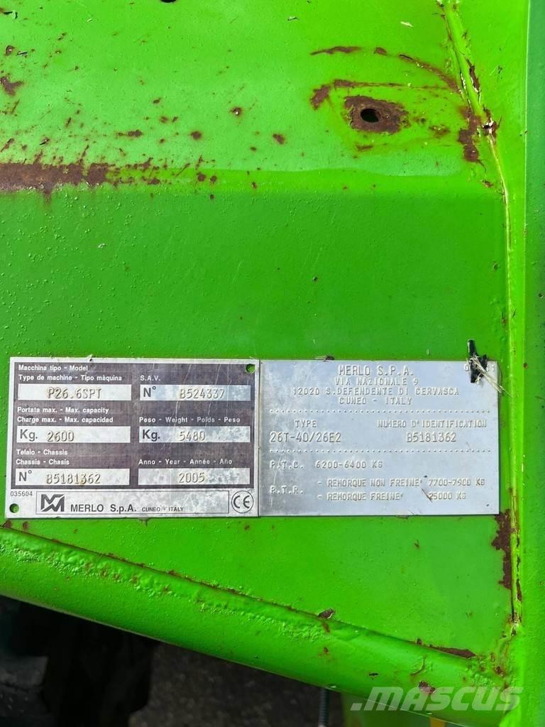 Merlo P26.6 SPT 텔러 핸들러