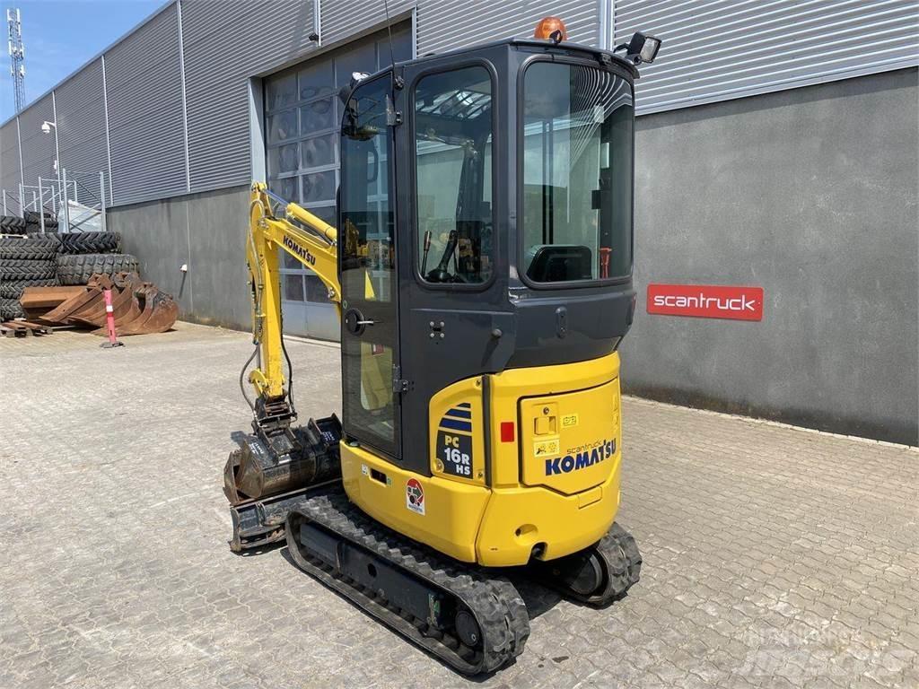 Komatsu PC16R-3  휠 굴삭기
