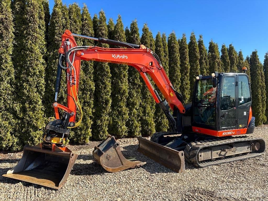 Kubota KX 080-4 소형 굴삭기 7톤 미만
