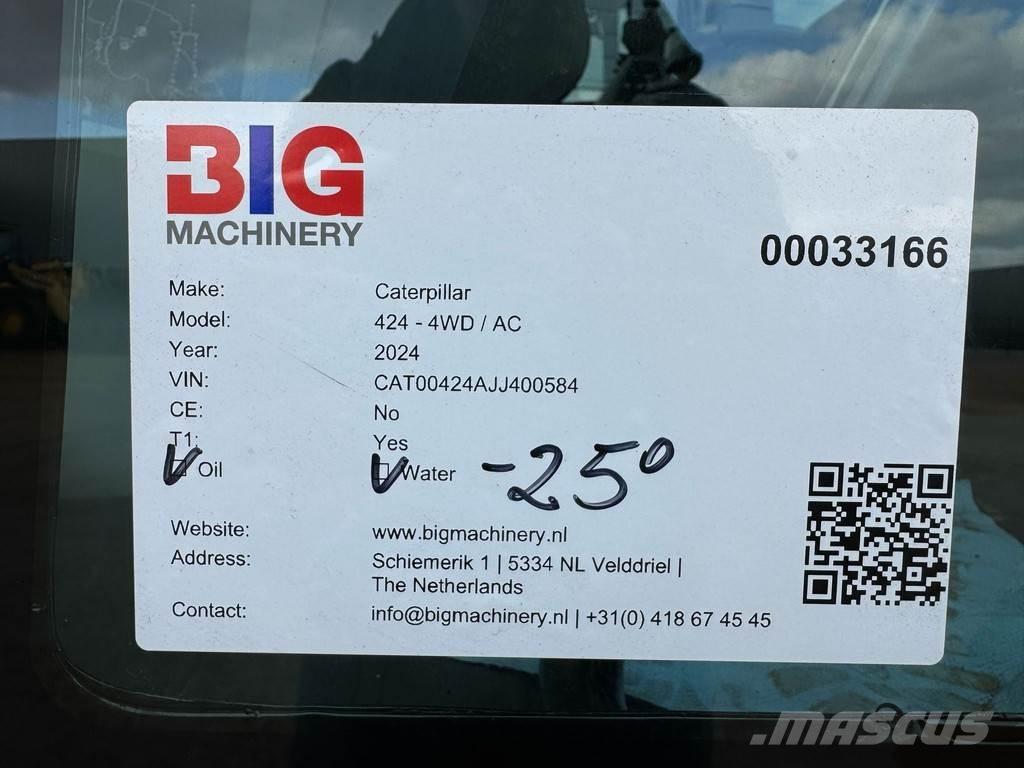 CAT 424 - 4WD / AC 백호로더