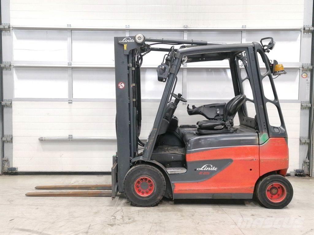 Linde E25-01 전동 지게차