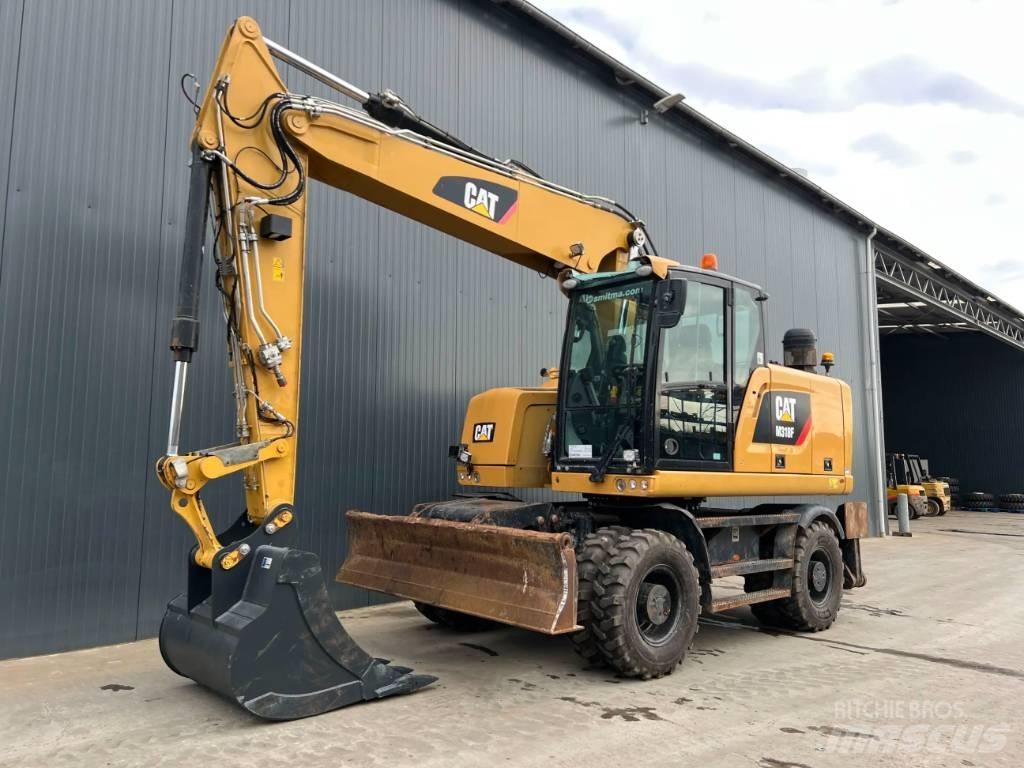 CAT M318F  휠 굴삭기