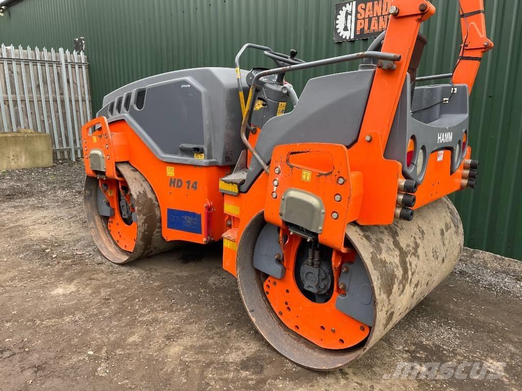 Hamm HD 14 VV 트윈 드럼 롤러