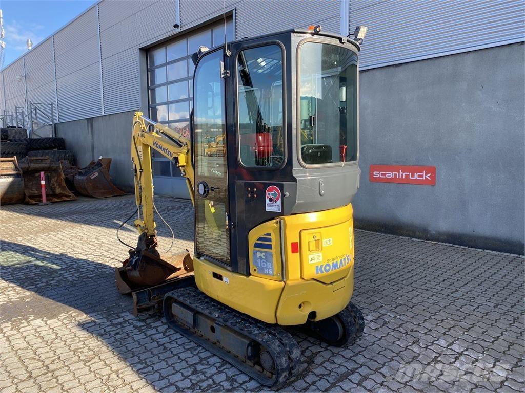 Komatsu PC16R-3HS  휠 굴삭기