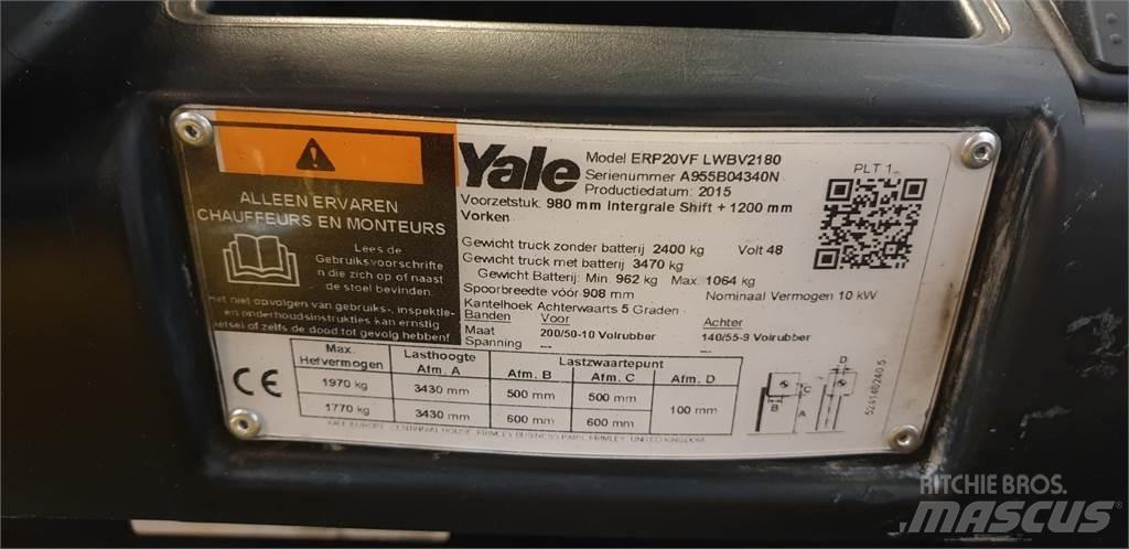 Yale ERP20VF 2014 전동 지게차