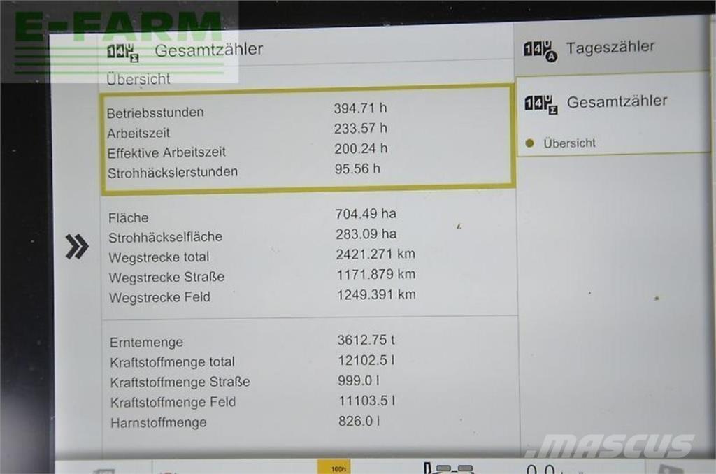 CLAAS trion 730 콤바인 수확기