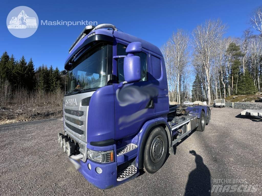 Scania G 480 훅 리프트 트럭