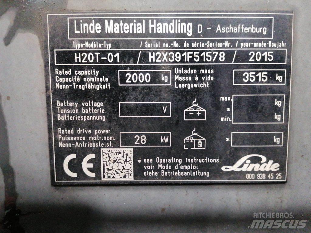 Linde H20T-01 LPG 지게차