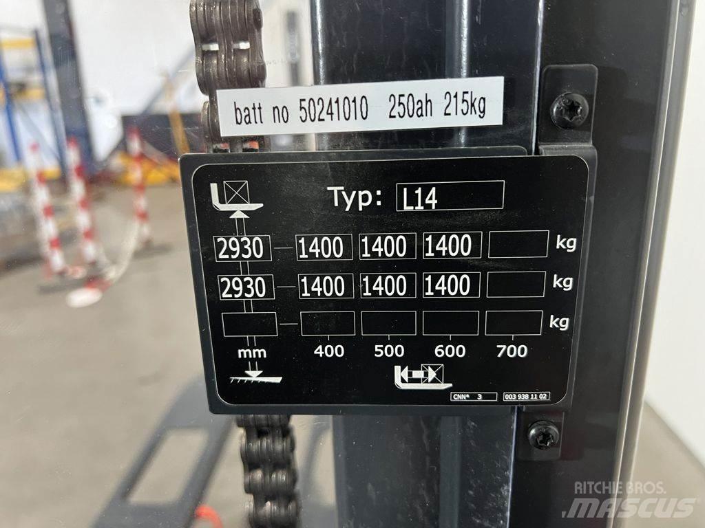 Linde L14 포크리프트