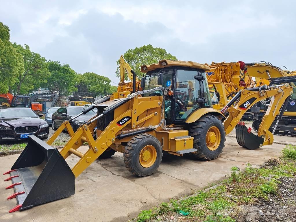 CAT 420 F 백호로더
