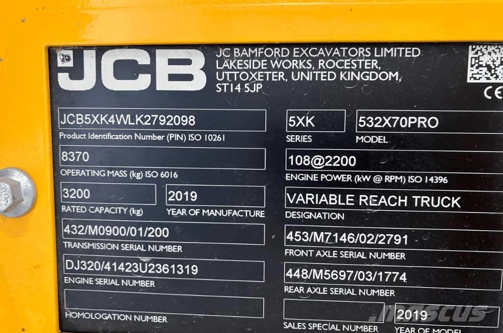 JCB 532-70 농업용 텔레 핸들러