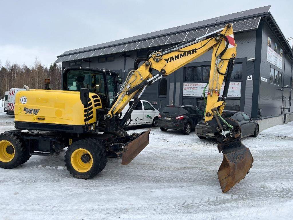 Yanmar B 95 W  휠 굴삭기