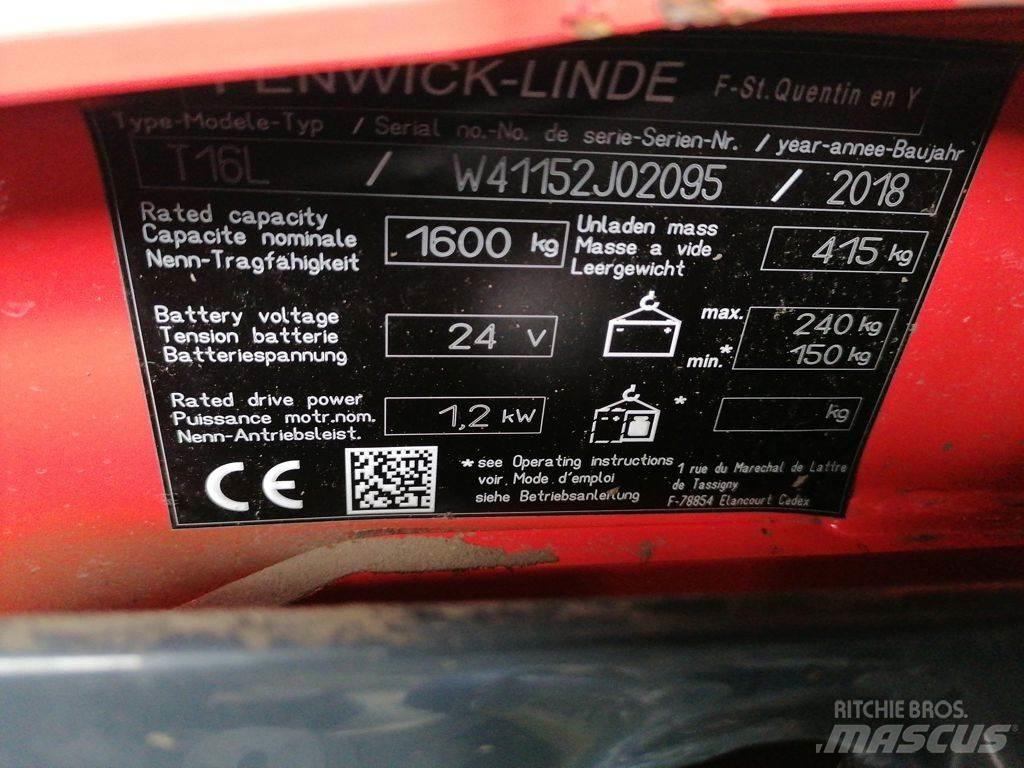 Linde T16L 경량 리프터