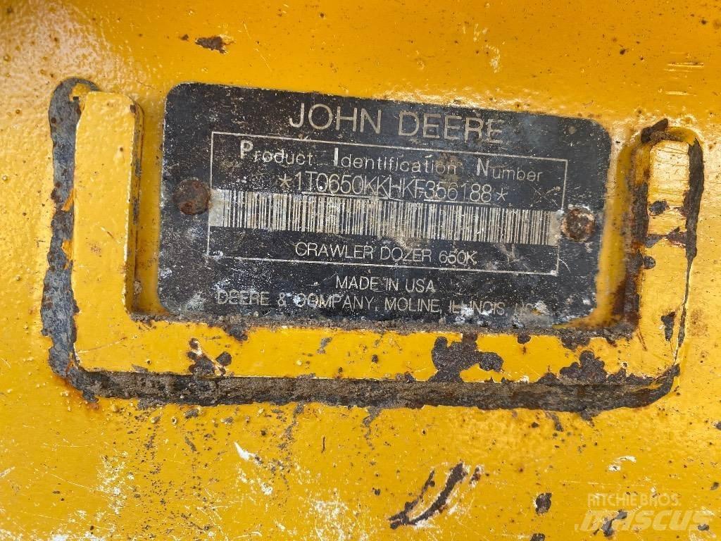 DEERE 650K LGP 크롤러 도저