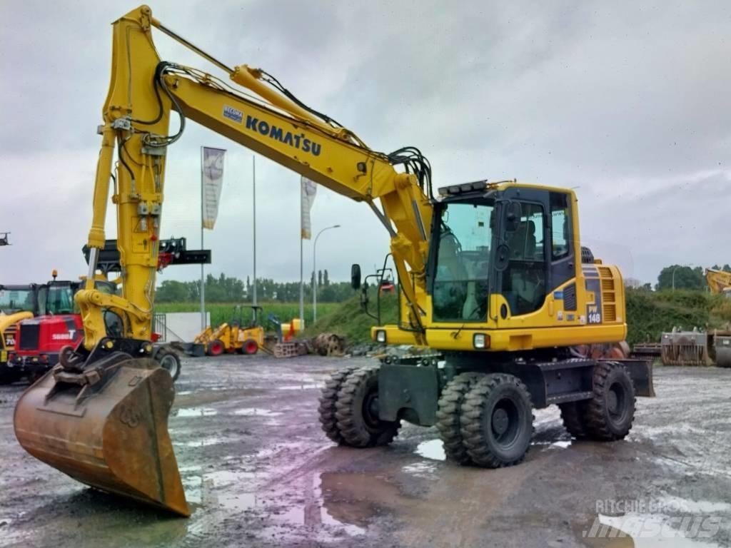 Komatsu PW148-8  휠 굴삭기