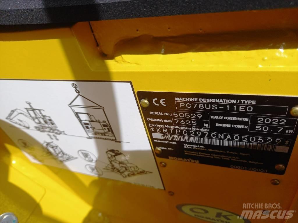 Komatsu PC78US-11EO 중형굴삭기 7톤-28톤