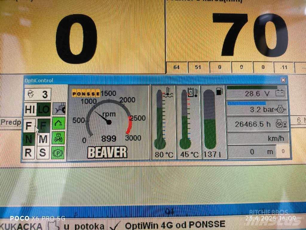 Ponsse Beaver 원목 하베스터