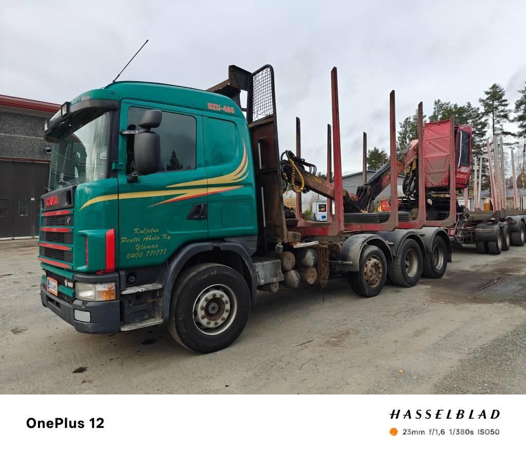 Scania R 164 8X4 목재 트럭