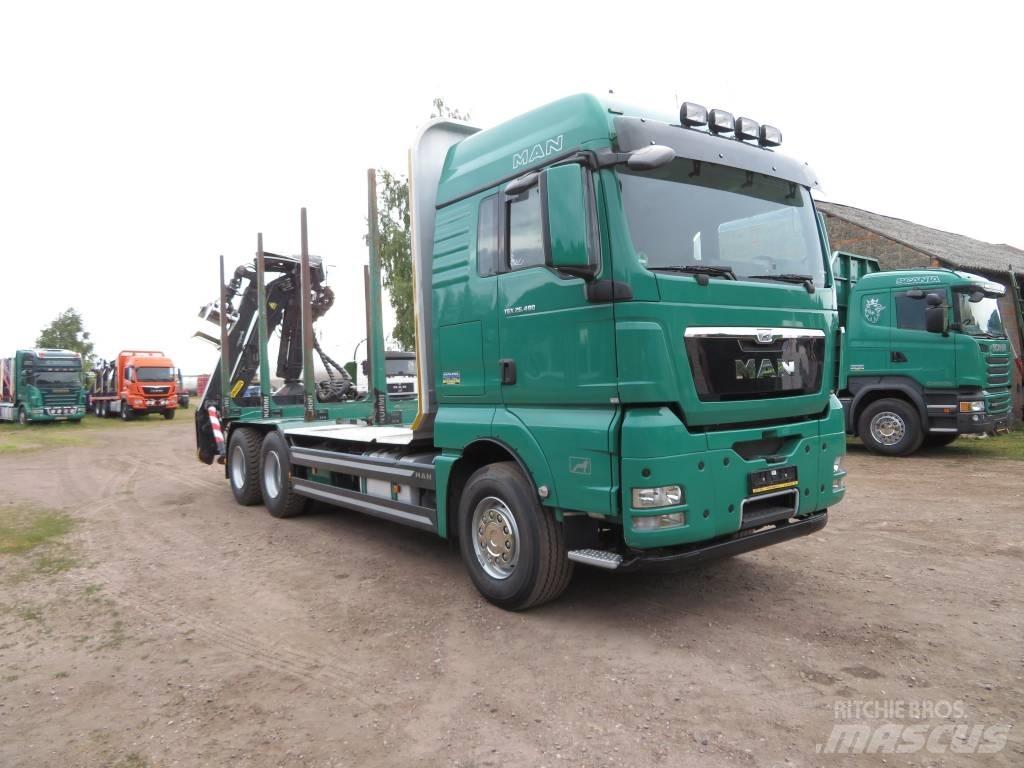 MAN 33 480 목재 트럭