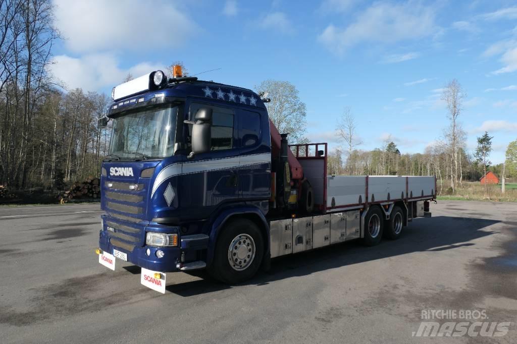 Scania G450 6x2 크레인 트럭