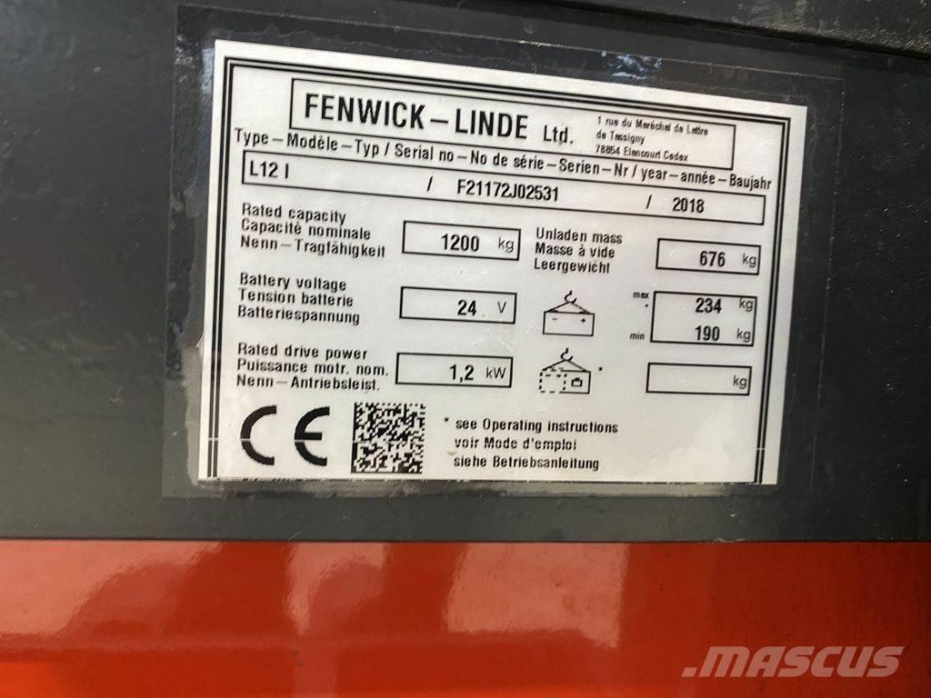 Linde L12 I 포크리프트