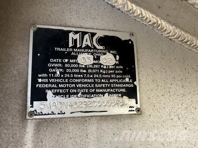 MAC END DUMP 기타 트레일러