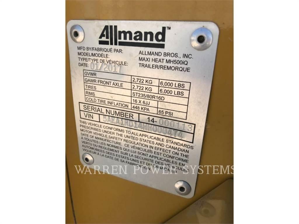 Allmand MH500 가열 및 해동 장비