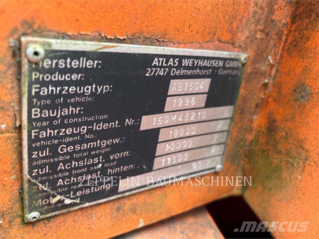 Atlas 1504  휠 굴삭기