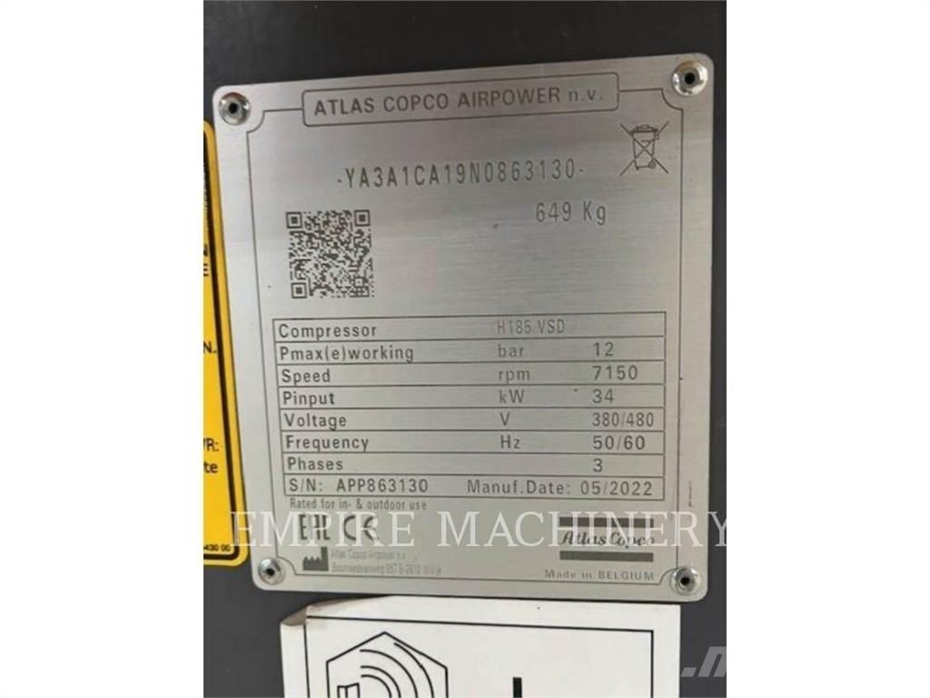 Atlas Copco H185 콤푸레샤