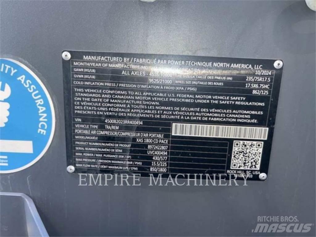 Atlas Copco XAS1800CD 콤푸레샤