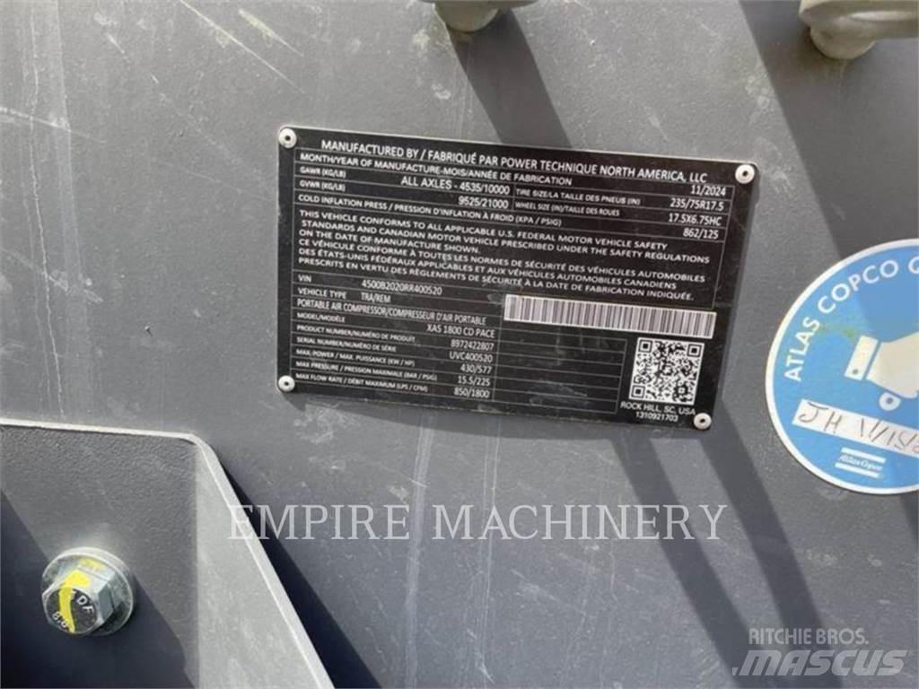 Atlas Copco XAS1800CD 콤푸레샤
