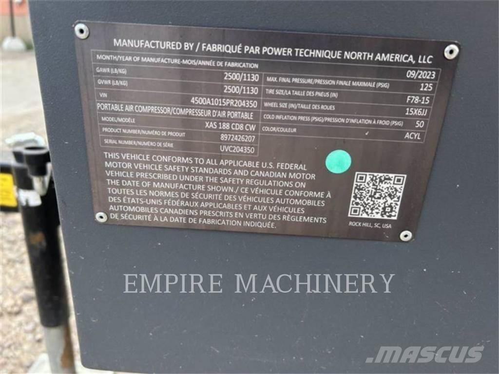 Atlas Copco XAS188CD 콤푸레샤
