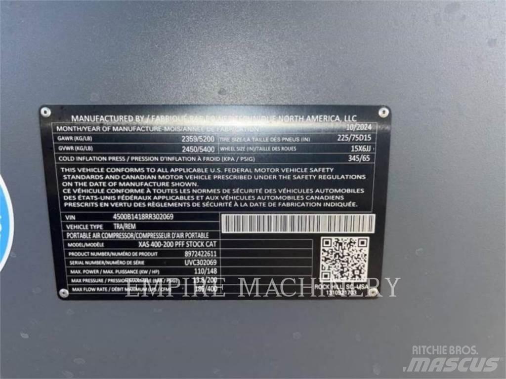 Atlas Copco XAS400CD 콤푸레샤