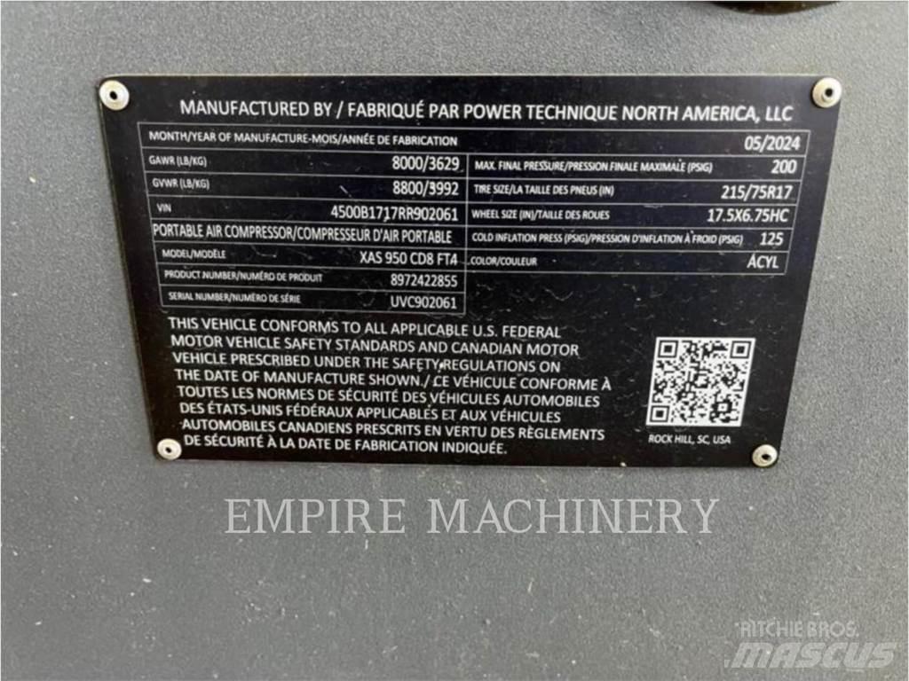 Atlas Copco XAS950CD 콤푸레샤