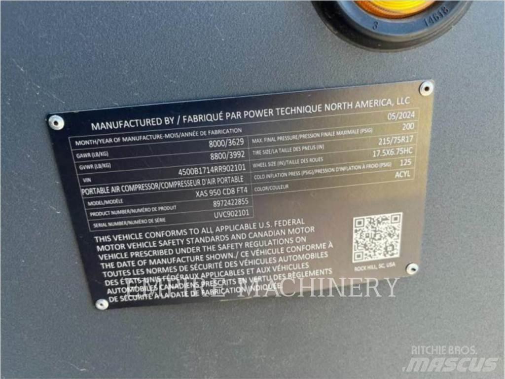 Atlas Copco XAS950CD 콤푸레샤