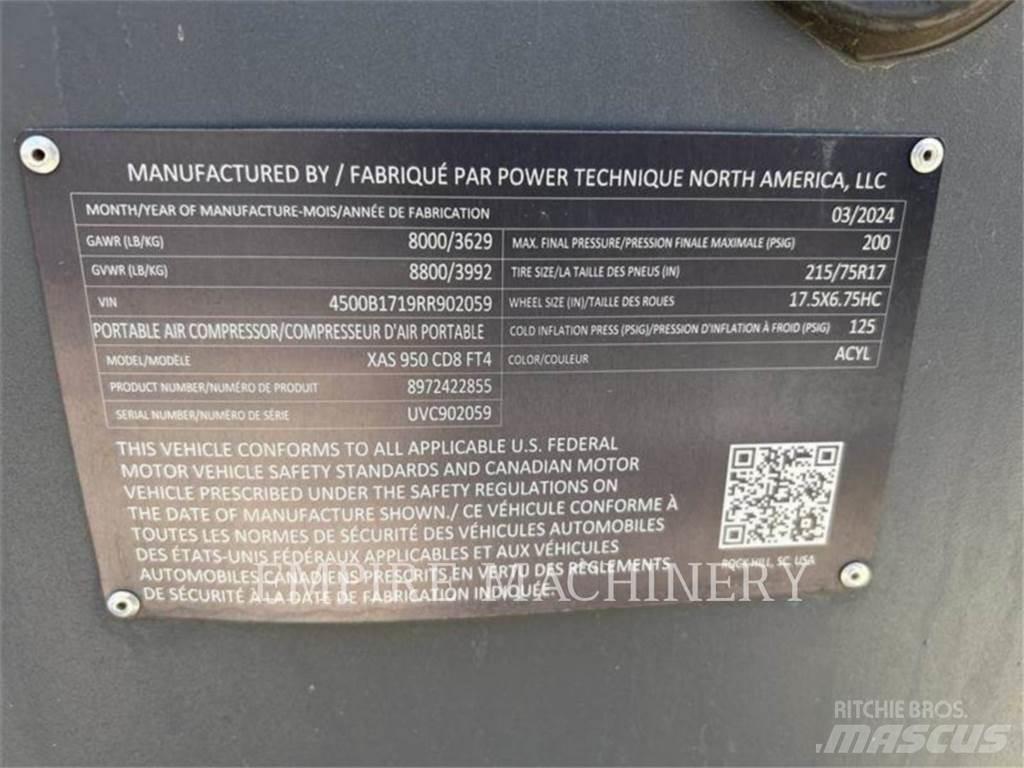 Atlas Copco XAS950CD 콤푸레샤