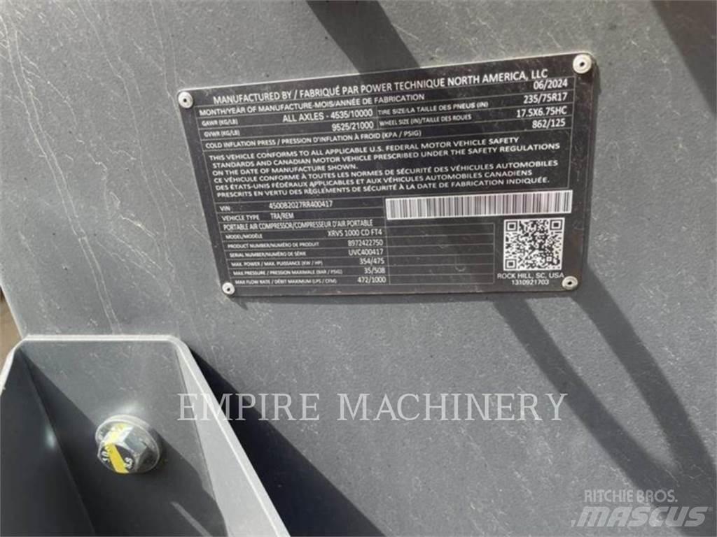 Atlas Copco XRVS1000CD 콤푸레샤