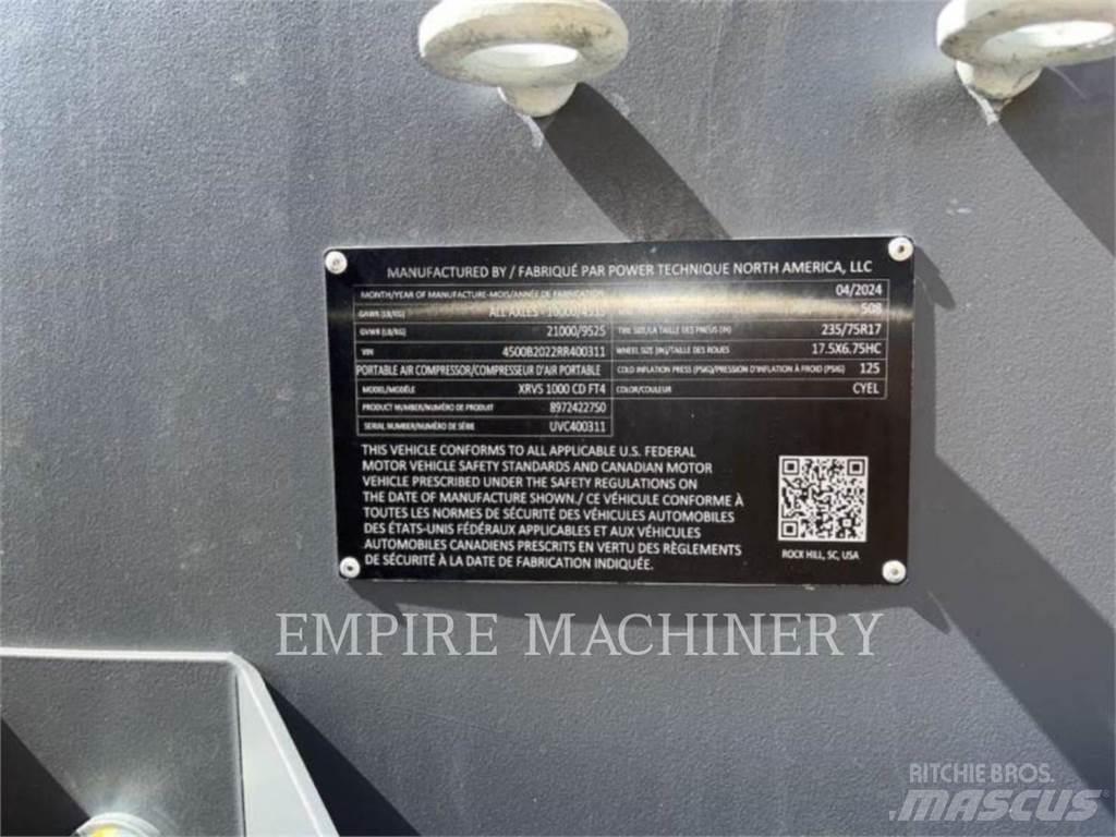 Atlas Copco XRVS1000CD 콤푸레샤